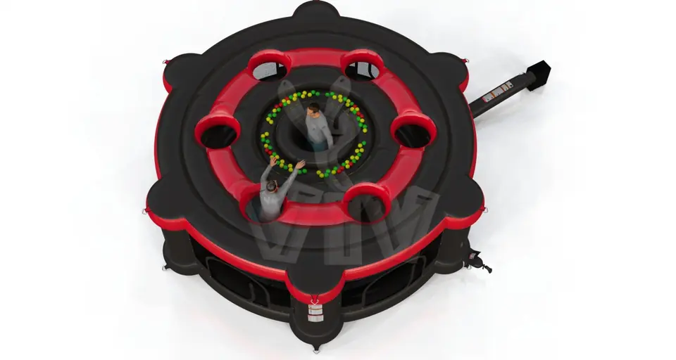 Whack a mole Fun in Black for adults commercial inflatable action game