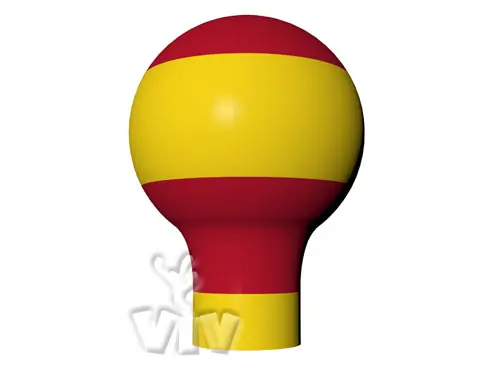 Balloon without narrowing 3 m commercial promotional inflatable balloon