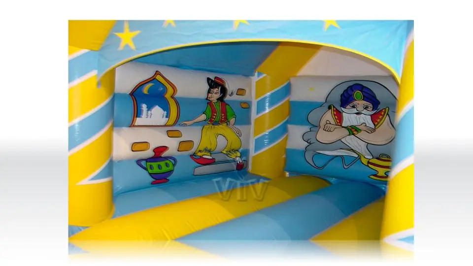 Aladdin 6 x 5 m with roof commercial inflatable bounce