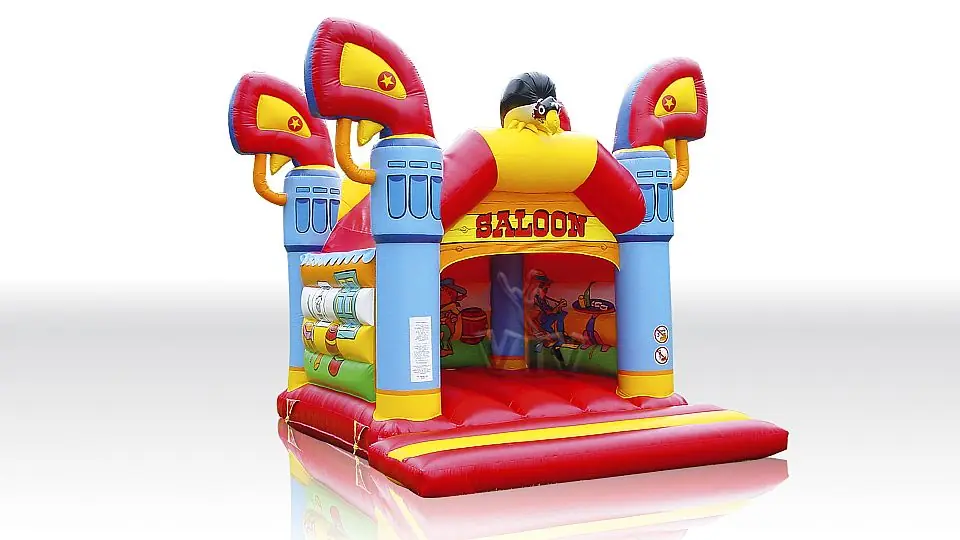 Saloon 10 x 7 with roof commercial inflatable bounce