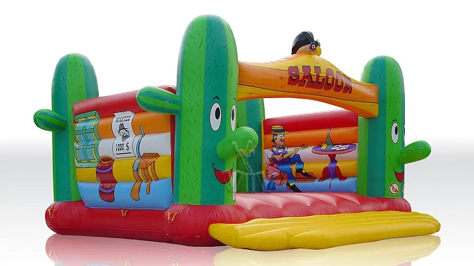 Saloon Cactus 10 x 7 without roof commercial inflatable bounce