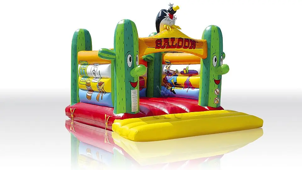 Saloon Cactus 4 x 3 without roof commercial inflatable bounce