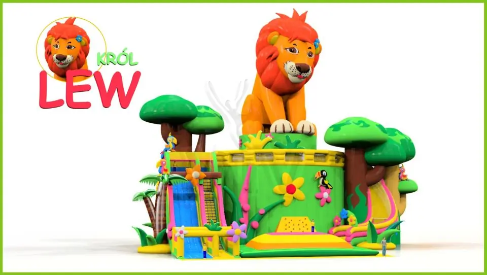 Playground Lion GIGANT commercial inflatable playground