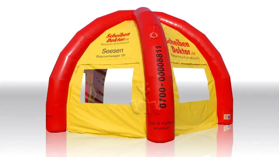 Tent Spider - External diameter 5 m commercial promotional inflatable tent